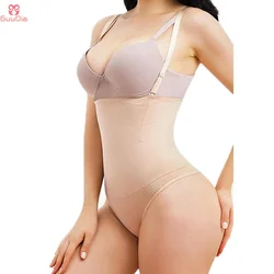 GUUDIA Open Crotch Tummy Control Panties High Waist Cincher Spandex Stretchy Anti Slip Shapewear Underwear Thong Shapers