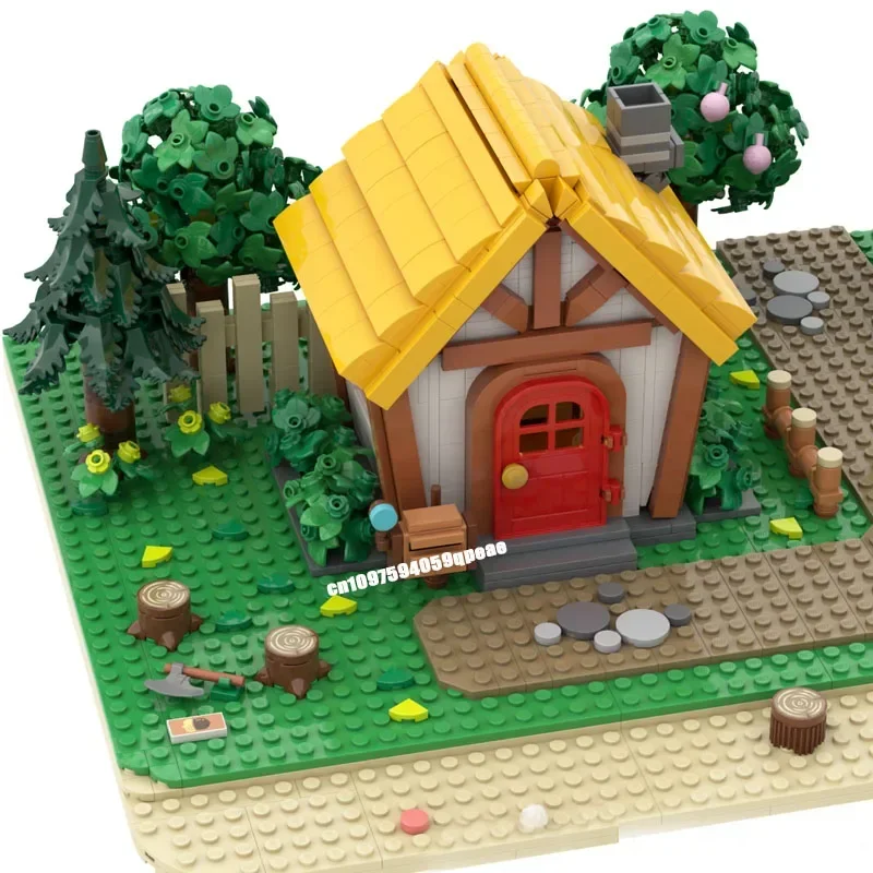 Nouvelle série de jeux Crossin d'animaux célèbres, maison de villageois, modèle de vue sur la rue, Puzzle personnalisé, idées créatives, jouets pour enfants, cadeau d'anniversaire