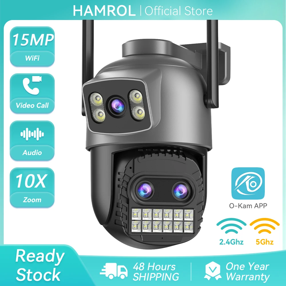 6k-15mpトリプルレンズ-5g-wi-fi-10倍ズーム-wi-fiカメラ-5k-10mpデュアルレンズ-デュアルスクリーン-自動追跡-屋外暗視監視カメラ