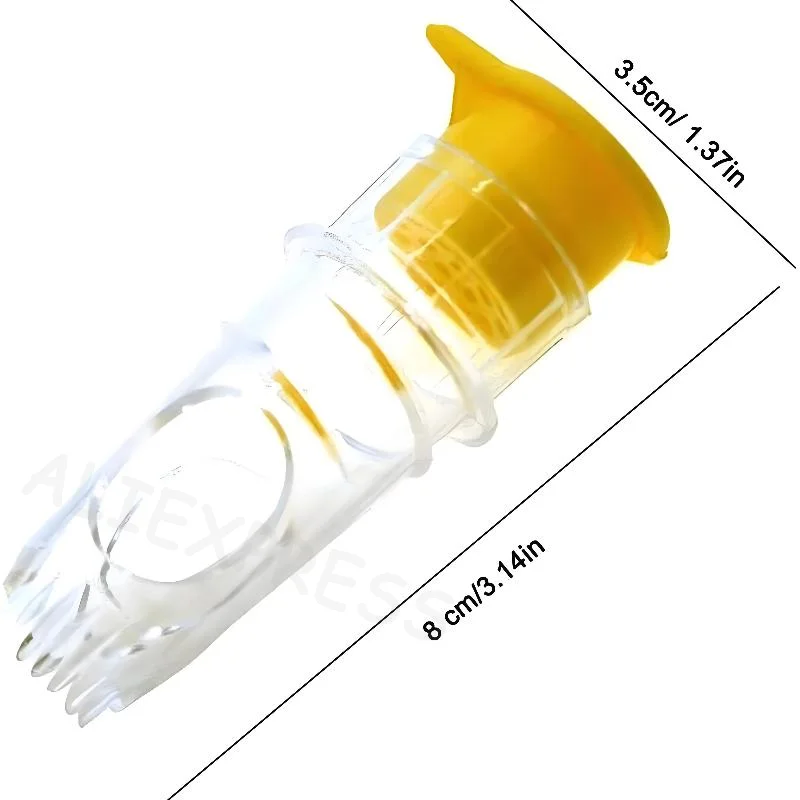 [T] Portable Lemon Squeezer PP Resuable Lightweight Juices Reamer Washable Manual Juices Reamer Built In Filter For Home Travel