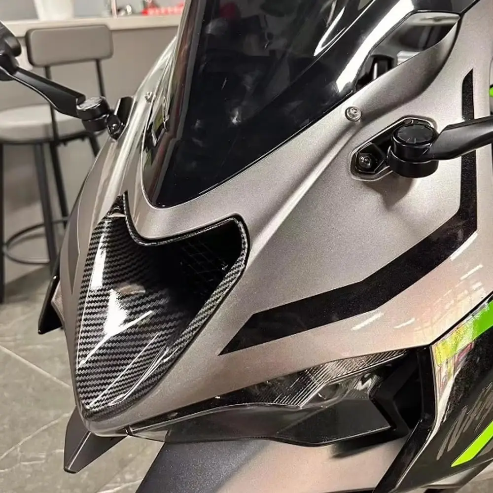 

For Kawasaki NINJA ZX-6R 2024 ZX-6RR 2024 Motorcycle Accessorie Front Fairing Air Inlet Stamping Port Shell Cover Housing Guard