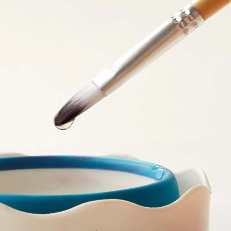 9 قطعة مجموعة فرشاة للمبتدئين شعر النايلون للقماش المائي الاكريليك النفط اللوحة الفنان أدوات الرسم لوازم الفن #3