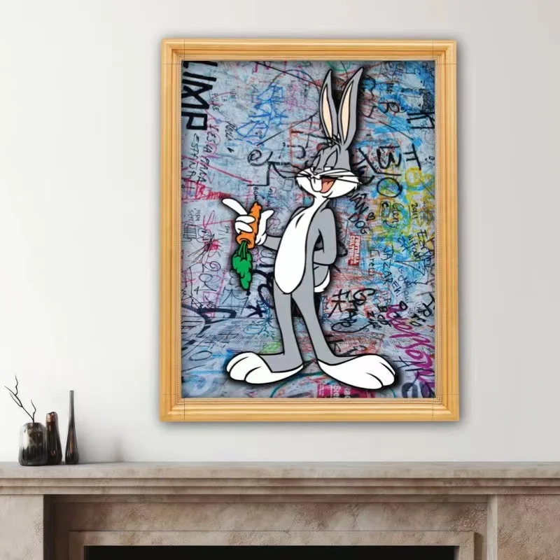 ديزني الماس الفن اللوحة مجموعات لطيف البق الأرنب الكرتون أنيمي عبر غرزة 5D DIY بها بنفسك الفن فسيفساء التطريز مجوهرات ديكور المنزل جديد #2