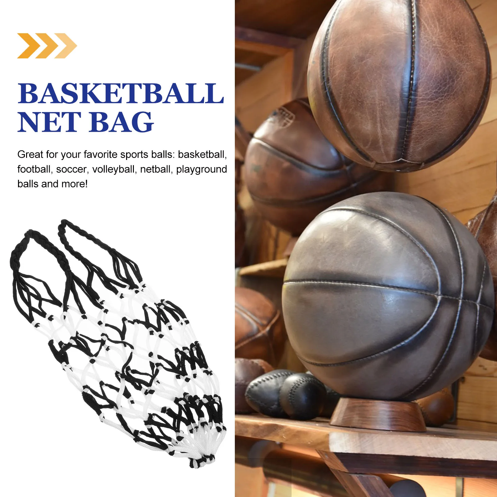

2 Pcs Net Bag Mesh Ball Storage Carry Basketball Football Balls Nylon Individual