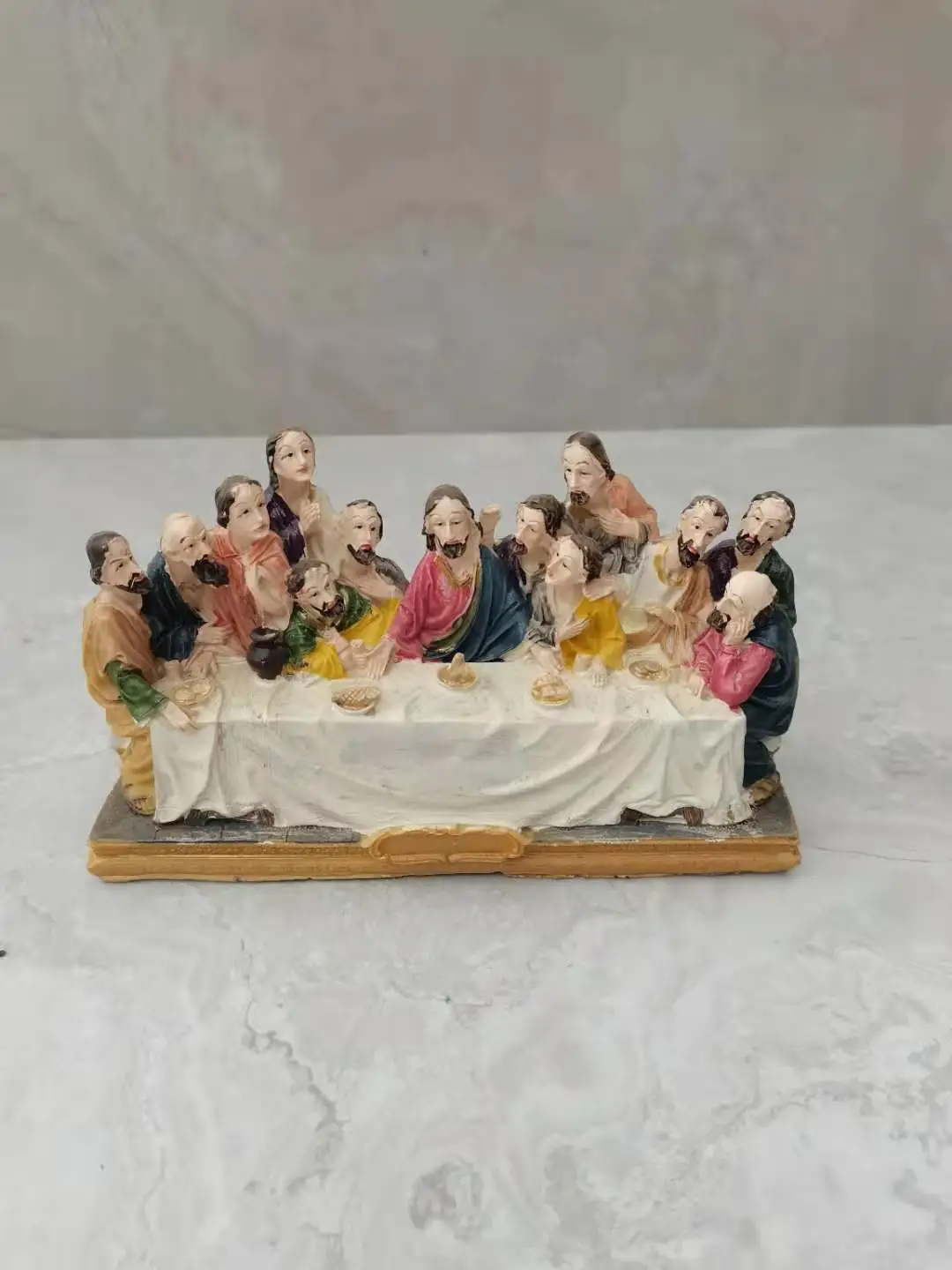 

Resin Craft Creative Fashion Birthday Father's Last Supper Decoration Religious Family Home Decoration