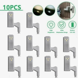 Universal LED Under Cabinet Light Wardrobe Closet Inner Hinge Night Light Lamp For Cupboard Closet Kitchen Bedroom Door Lamp