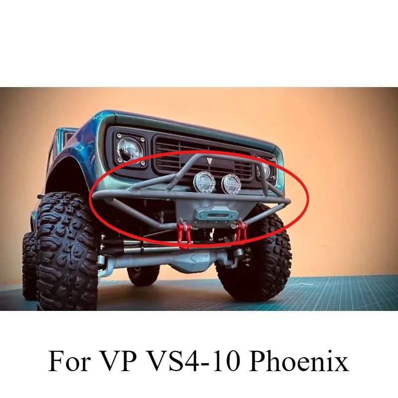 1/10 RC Off-Road Crawler TC4 Titanium Alloy Front Rear Bumper Roll Cage For VP VS4-10 Phoenix RC Pro UT Custom Mod Accessories
