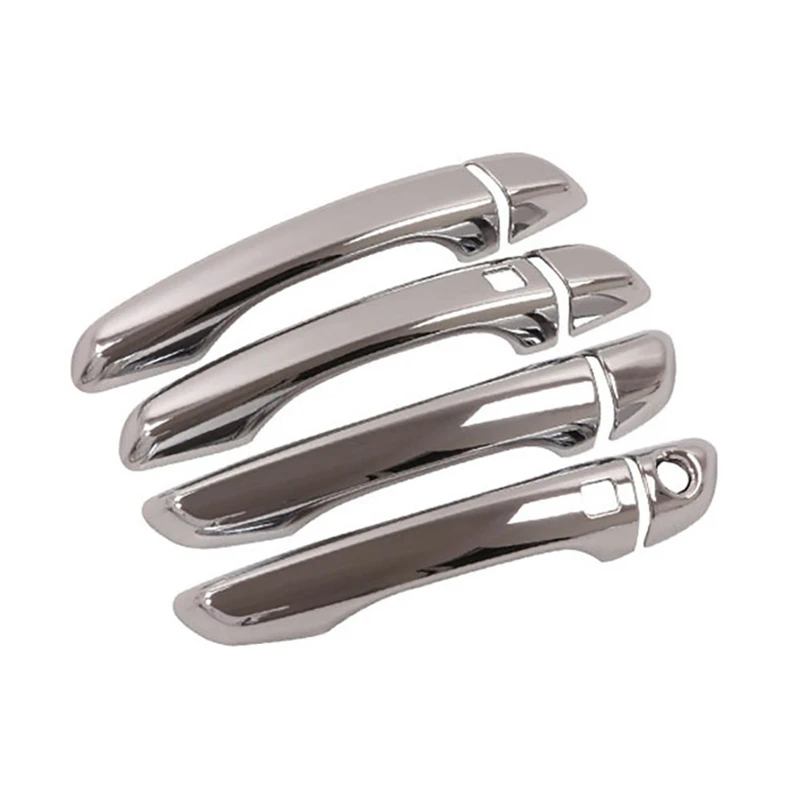 New-8Pcs/Set Car ABS Chrome Car Exterior Door Handles Cover Trims For Hyundai Elantra AD 2017-2019 Car Styling