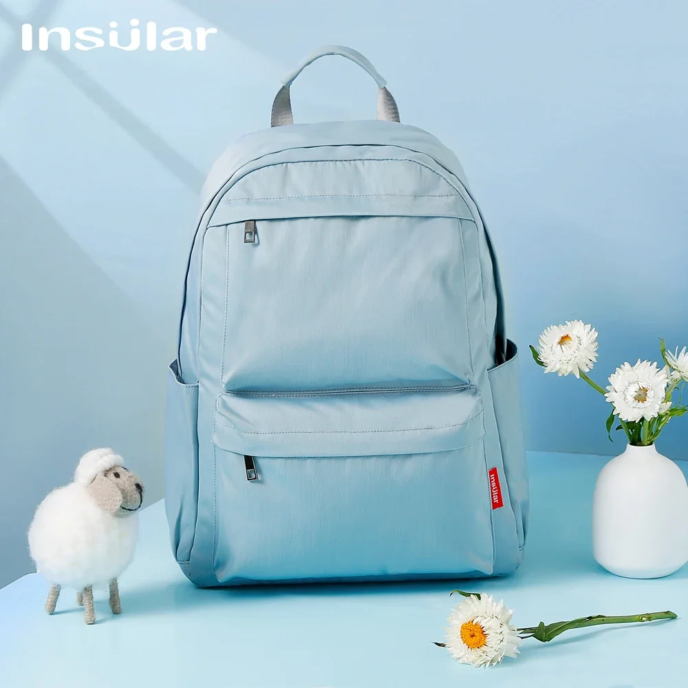 

Островная сумка для подгузников, легкий повседневный модный рюкзак, многофункциональная сумка для мамы, большая вместительная сумка для папы, сокровища для мамы, взять с ребенком