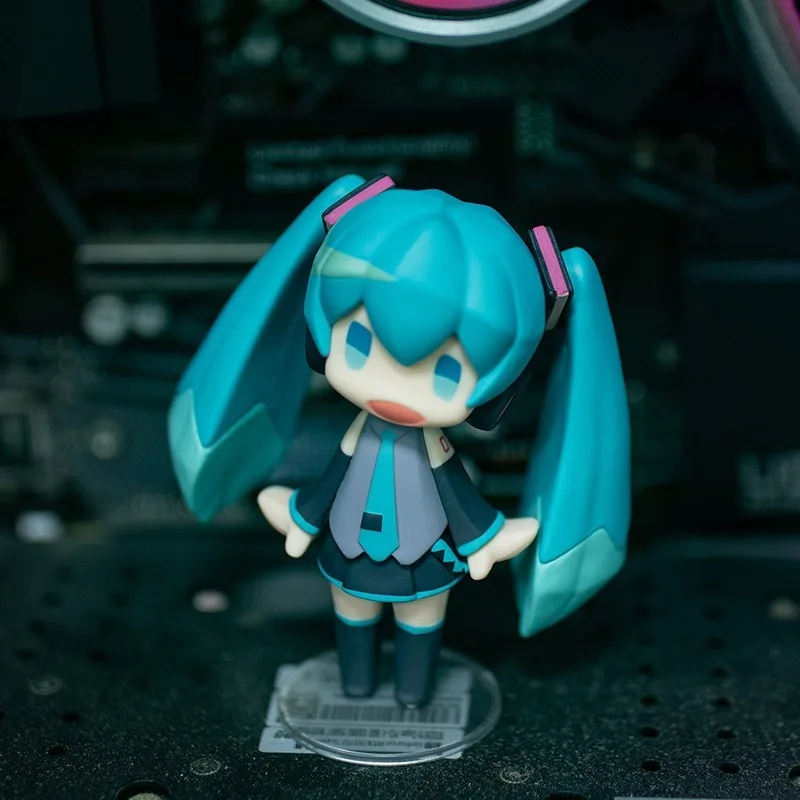 Anime Hatsune Miku Creatieve Cartoon Kawaii Q Versie Figuur PVC Model Speelgoed Pop Decoratie Collectie Ornamenten Geschenken Boxed 10CM