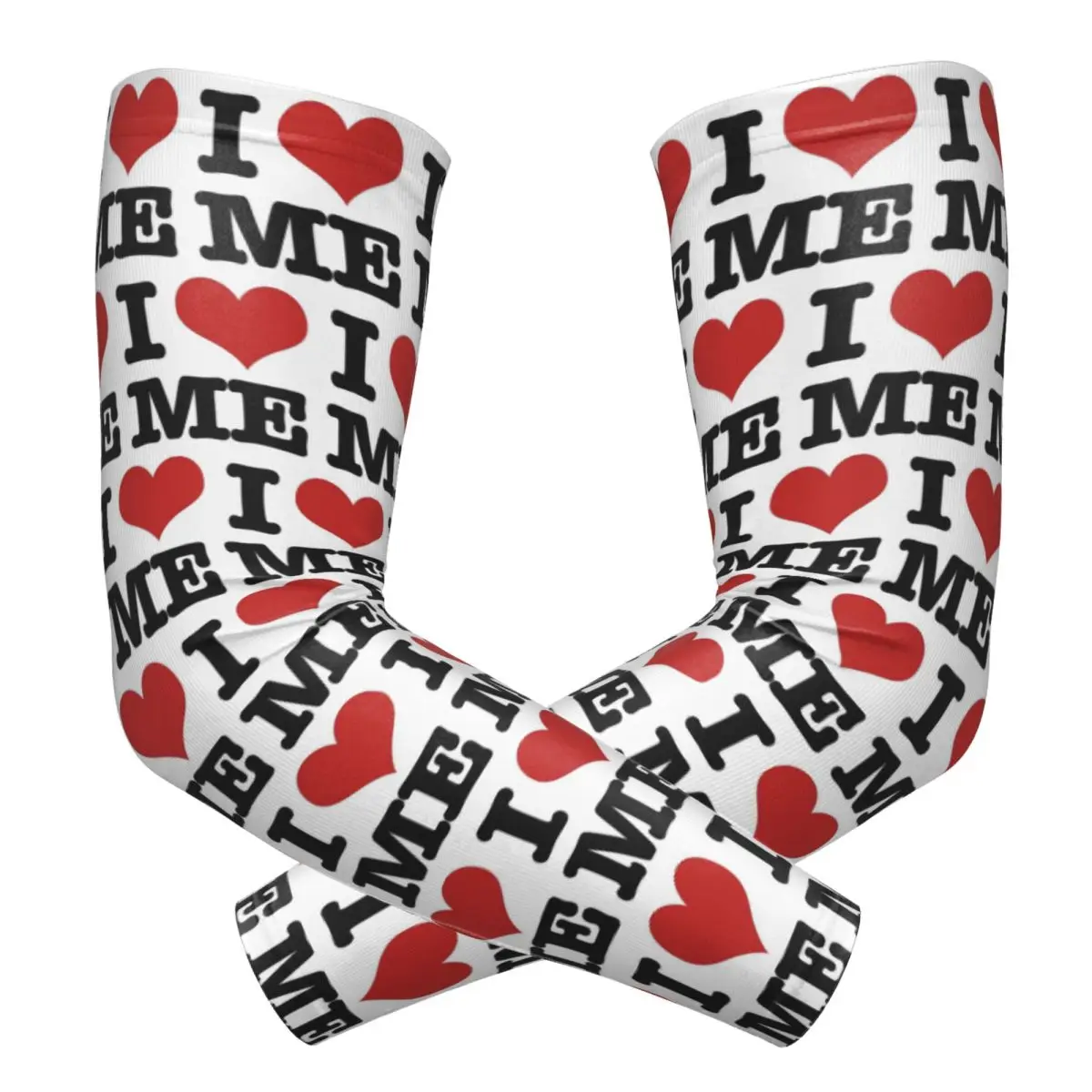 

Я люблю меня, нарукавники для улицы, защита от солнца и ультрафиолета, летние велосипедные татуировки, рукава