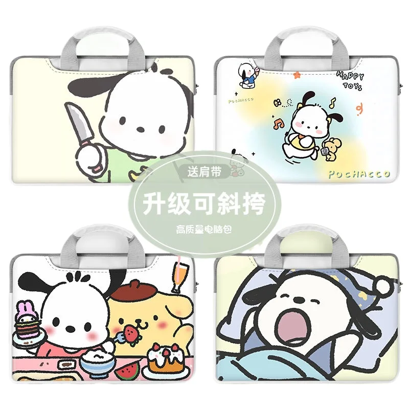 

Sanrio Pachacco Laptop Bag Cute Large Capacity Tablet Organizer Cartoon Handbag Laptop Case 15in 13in 14in 16in 12in 17in Gift