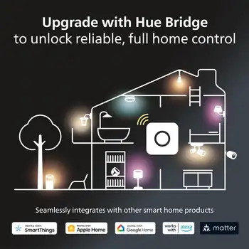 Philips Hue Smart Light Startovací sada 3x E27 60W A60 chytré žárovky + 1x Bridge bílé a barevné ambientní lampy s ovládáním přes Bluetooth 8 nejlepší prodej Philips Hue - №1