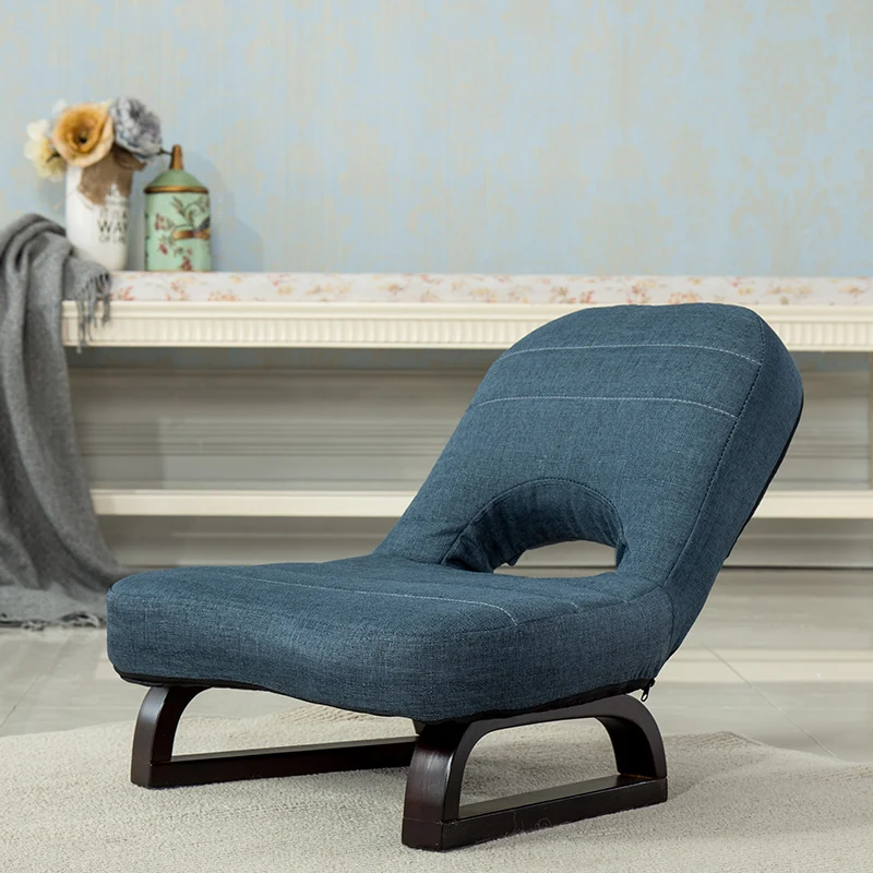 

Japanese Low Tatami Floor Chair-Soft Padded Backrest,Balcony Lazy Sofa,Non-Slip Breathable Coffee Chair,Compact Seating Solution