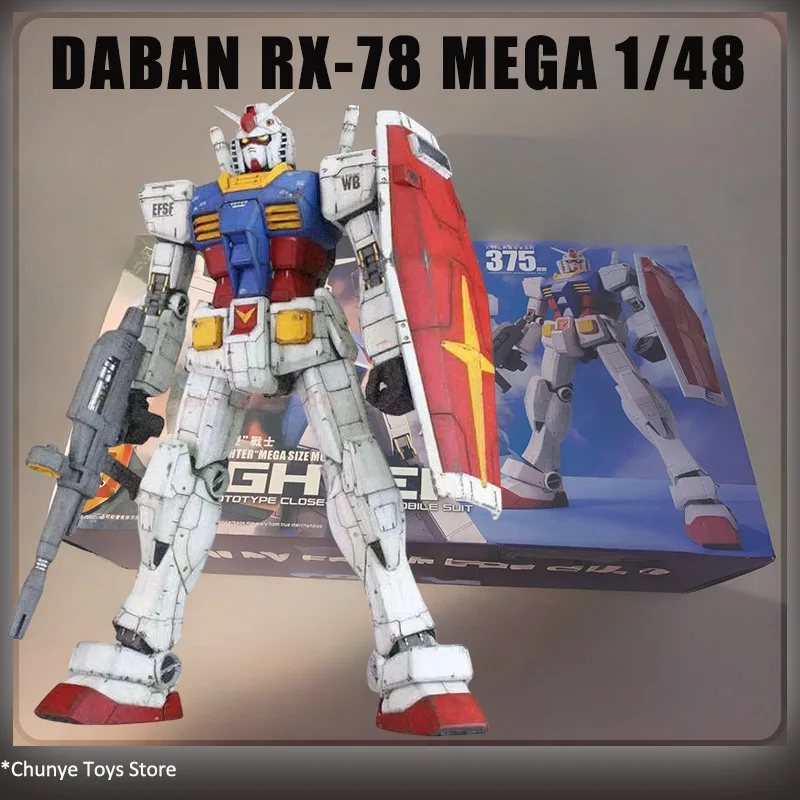 

В наличии DABAN RX-78 MEGA 1/48 RX-78-2 Набор моделей в сборе с водной наклейкой Фигурка Модель Комплект Меха Хобби Игрушки Подарки