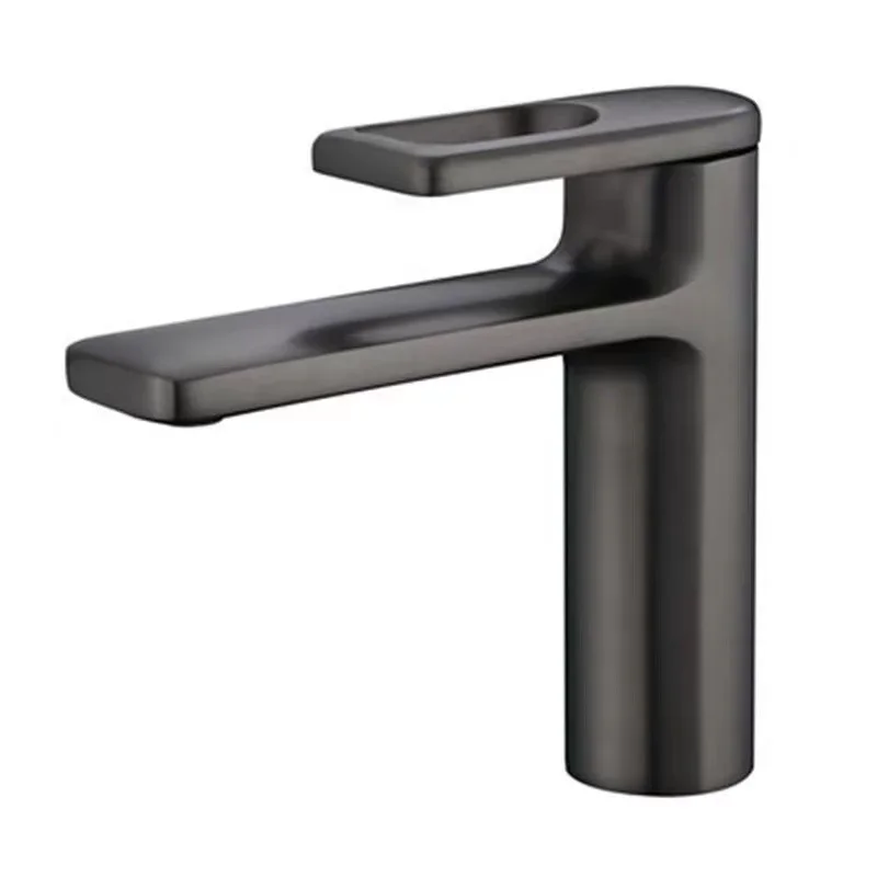 

Faucet Hot and cold washbasin faucet all copper bathroom under basin basin waterfall faucet