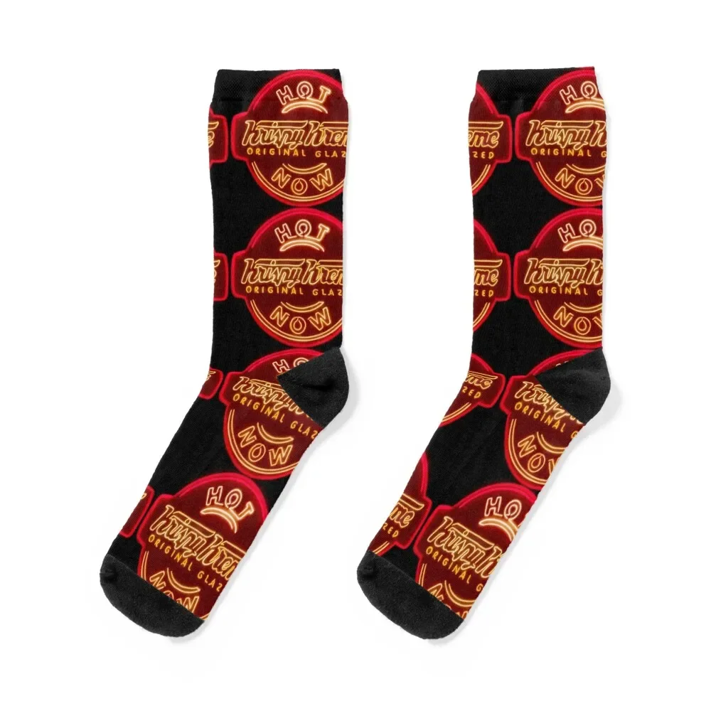 

Krispy Kreme Stickie Socks colored custom sports FASHION new year Socks Woman Men's