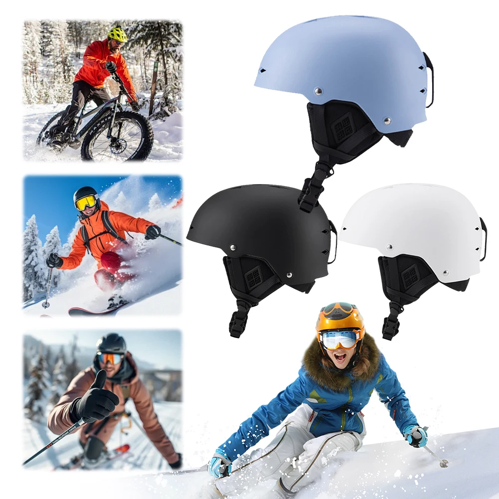 جديد الباحث الشتاء خوذة تزلج قطعة واحدة الكبار الأطفال العالمي الثلوج خوذة التزلج على الجليد الرياضة في الهواء الطلق خوذات السلامة