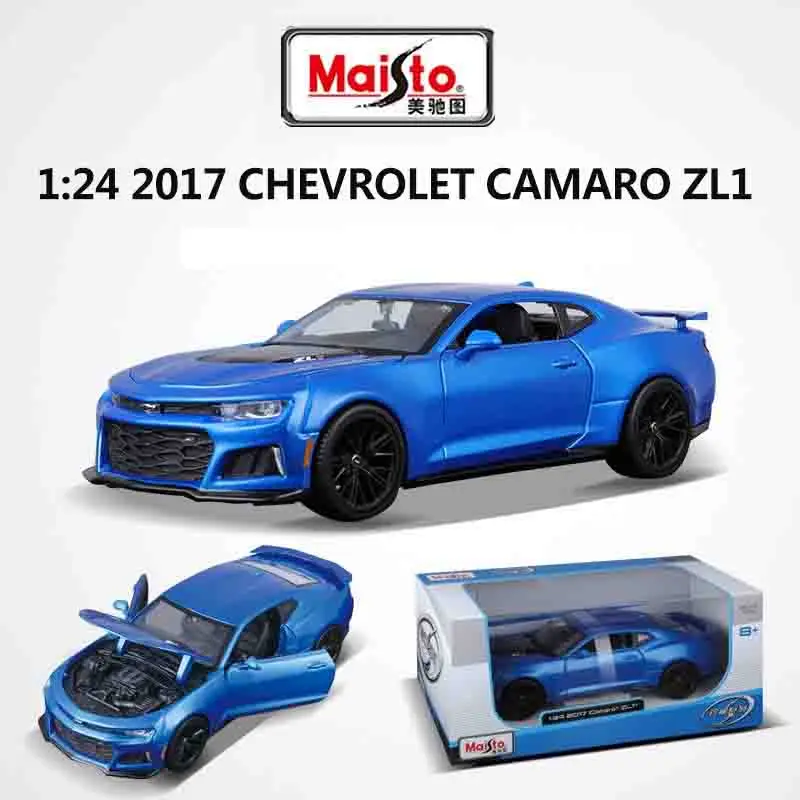 

Maisto 1:24 Chevrolet 2017, Camaro Bumblebee, статическая имитация сплава, модель автомобиля, подарок для мальчиков