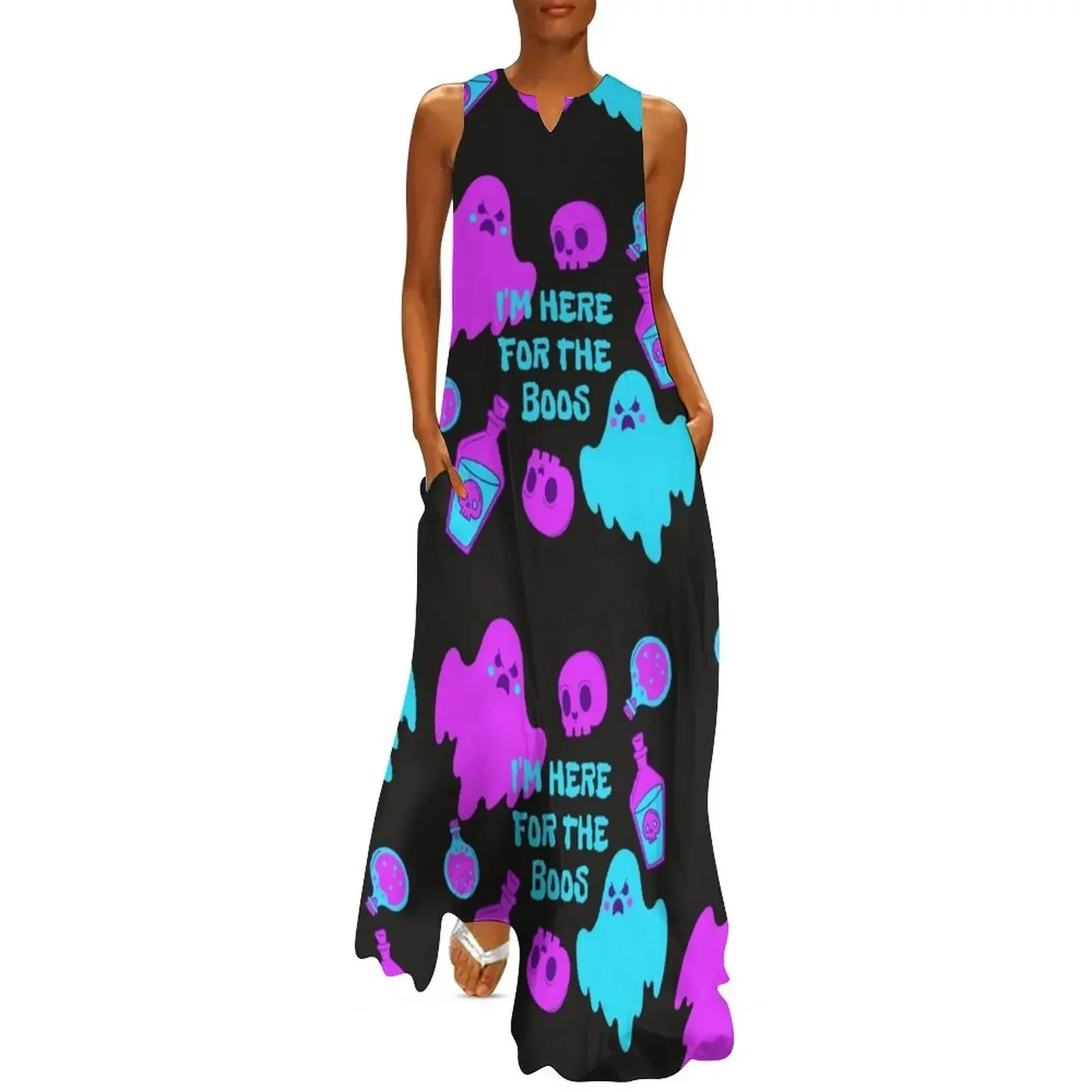 

I'm Here For The Boos Long Dress Cocktail of dresses Woman dresses dresses summer Dress