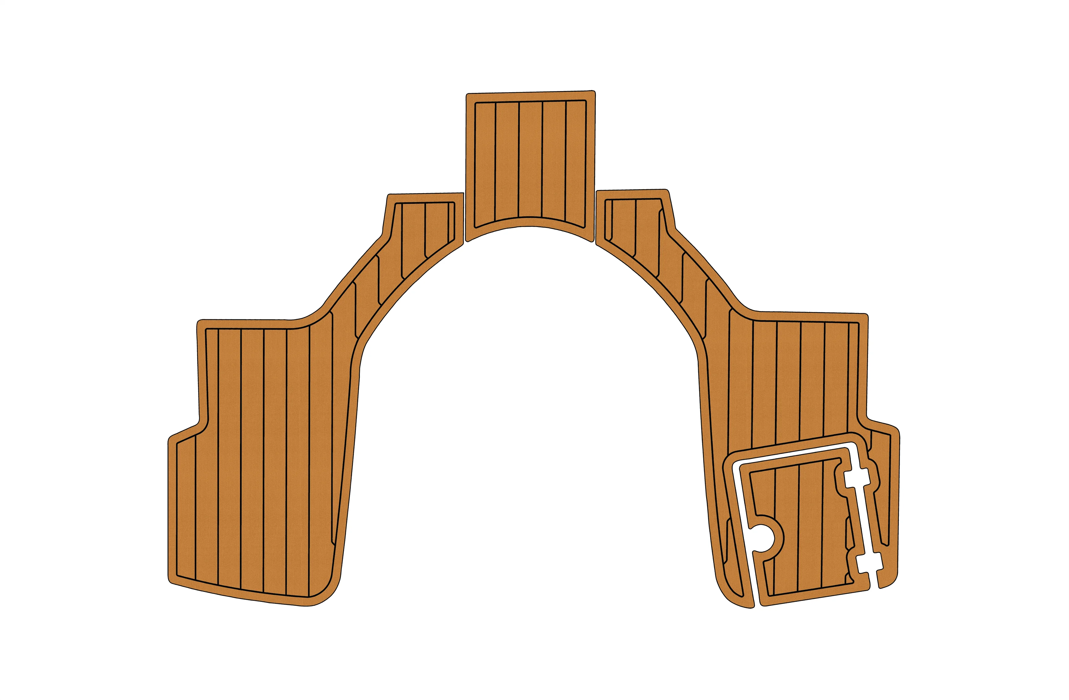 

Противоскользящая самоклеящаяся накладка из тикового дерева из ЭВА, 6 мм, накладка для лодки, 2021 год, Chaparral 230, подсолнух, яхта, кабина, прочный морской пол