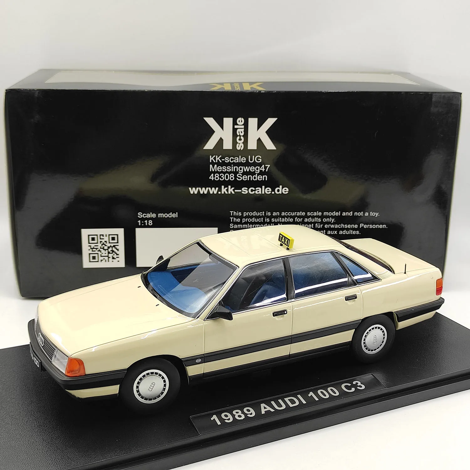 

Литой под давлением KK масштаб 1:18 1989 AUDI 100 C3 полицейская модель автомобиля из сплава Коллекционная игрушка в подарок сувенир дисплей орнамент