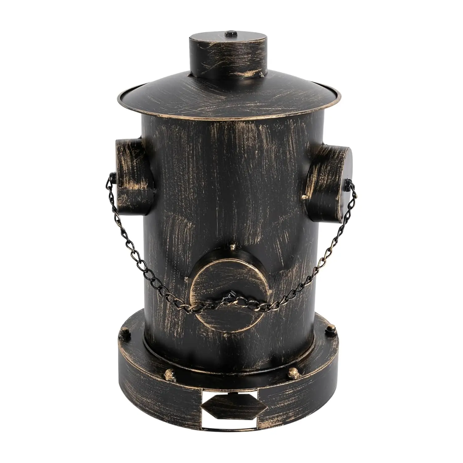 Fire Hydrant Trash Can, Retro Garbage Can Wrought Iron Pedal Trash Can Large Capacity Garbage Can with Removable, Customized