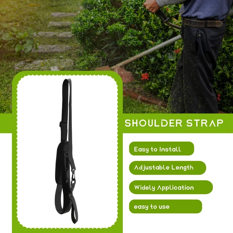 Shoulder Strap Trimmer Strap Blower Strap Weed Wacker Strap Universal For Weedeater Leaf Blower, Multi Head System