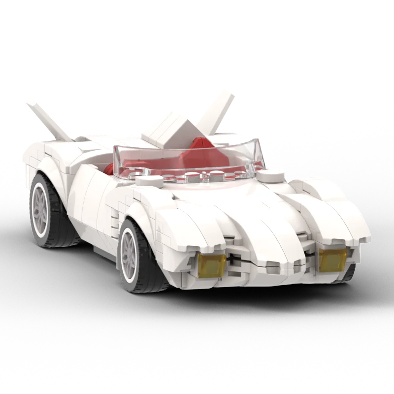 320 Stück Automodell Moc Speed Champion Mach 5 Kreatives Puzzle Baustein Geschenk für Kinder