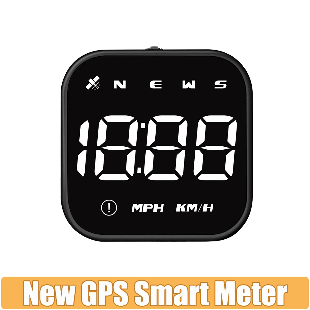 Car Head Up Display G4S HUD Digital GPS Speedometer MPH Overspeed Alarm Multifunctional Speedometer Compass HD LED Display