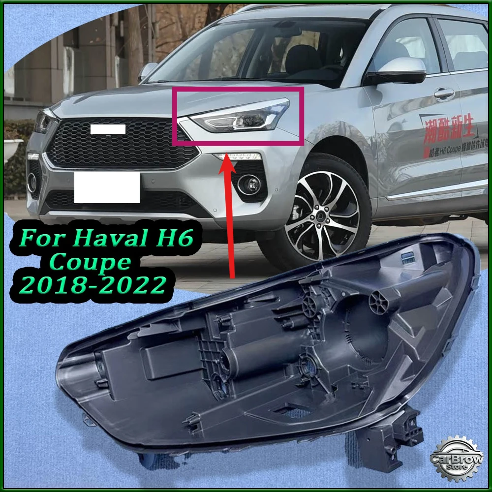 Car Rear Base Auto Headlight Back House For Haval H6 Coupe Red Label Year 2018 19 20 21 Headlight Base Headlamp House