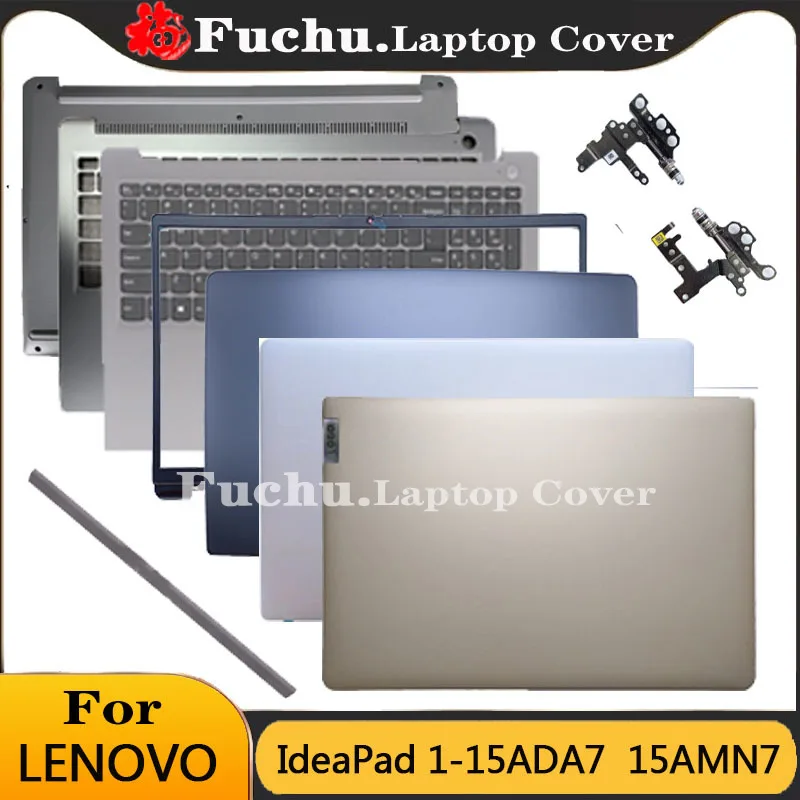 acessorios para laptop com logotipo para lenovo ideapad 115 ada7 15amn7 substituicao tampa traseira lcd moldura frontal inferior novo 01