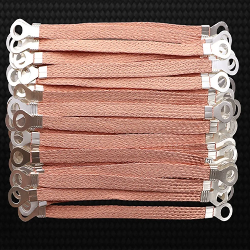 Durable Grounding Lead Wire Copper Clad Aluminum Braid Wire Span Cable Bridge Ground Lead Connection Wire Ground Connection Wire