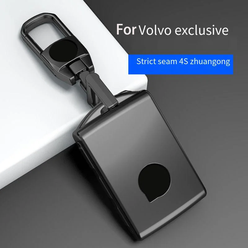 

TPU For Volvo XC90 C70 S60 D5 V50 S40 C30 Smart Remote Car Key Case Cover Fob Holder Keychain Keyring Accessories
