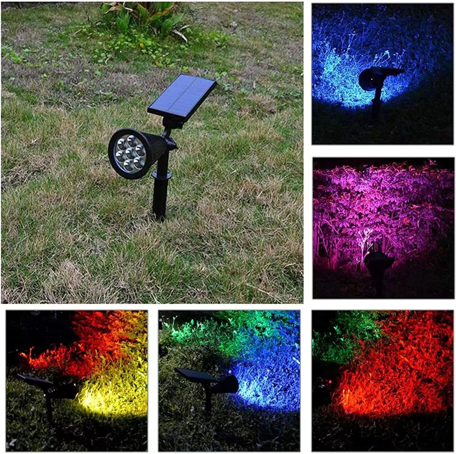 New Solar Outdoor Garden Lawn Villa Super Bright Waterproof Ground Lamp Courtyard Decoration Landscape Atmosphere Tree Light