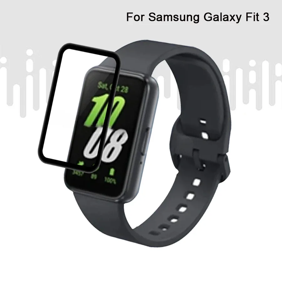 3D Curved Screen Protector For Samsung Galaxy Fit 3 Soft Protective Film Cover For Samsung Fit3 Not Glass