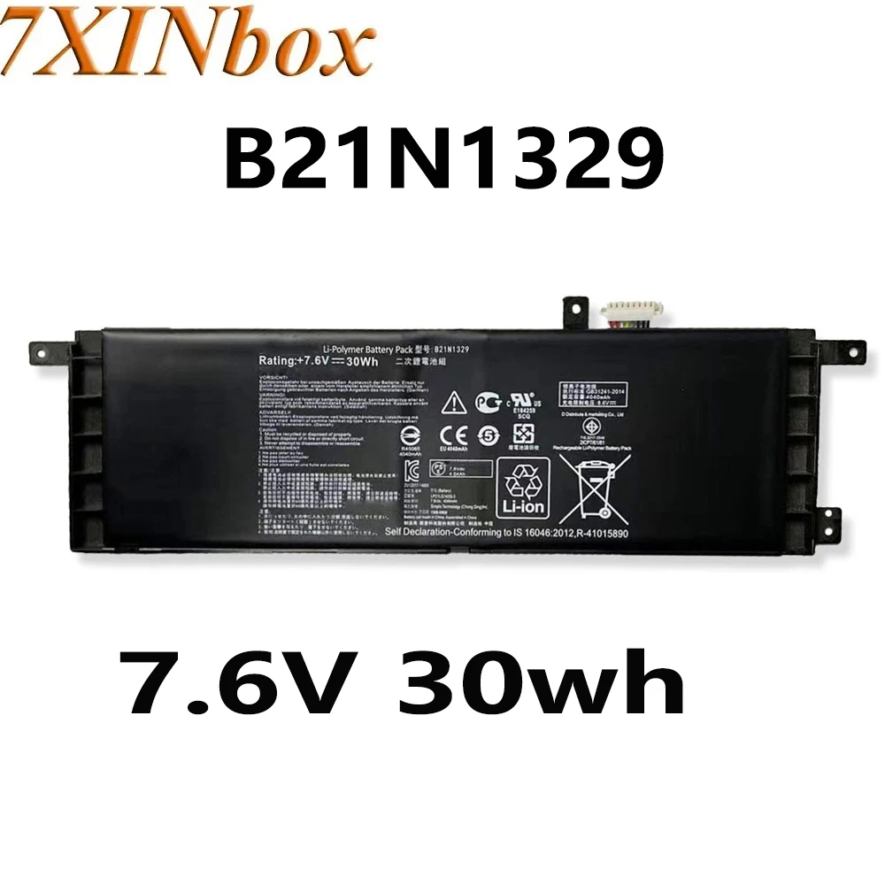 7XINbox B21N1329 7.6V 30wh Laptop Battery For Asus D553M F453 F453MA F553M P553 P553MA X453 X453MA X553 X553M X553B X553MA X403M