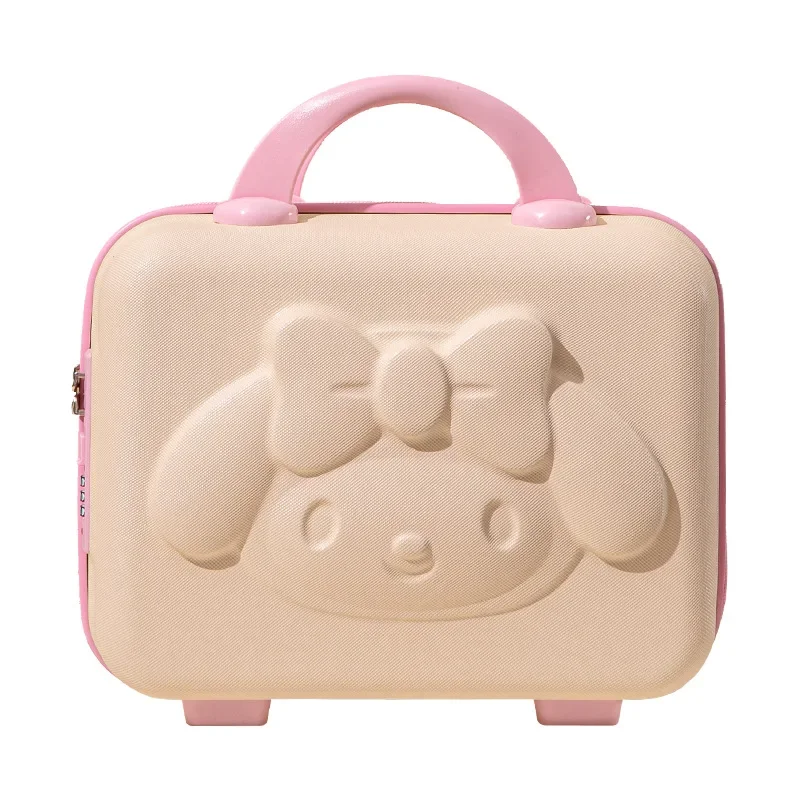 حقيبة كرتونية محمولة جديدة مقاس 14 بوصة Sanrios Kawaii أنيمي حقيبة مستحضرات التجميل حقيبة صغيرة خفيفة لطيفة للأمتعة تذكارية للطلاب #5