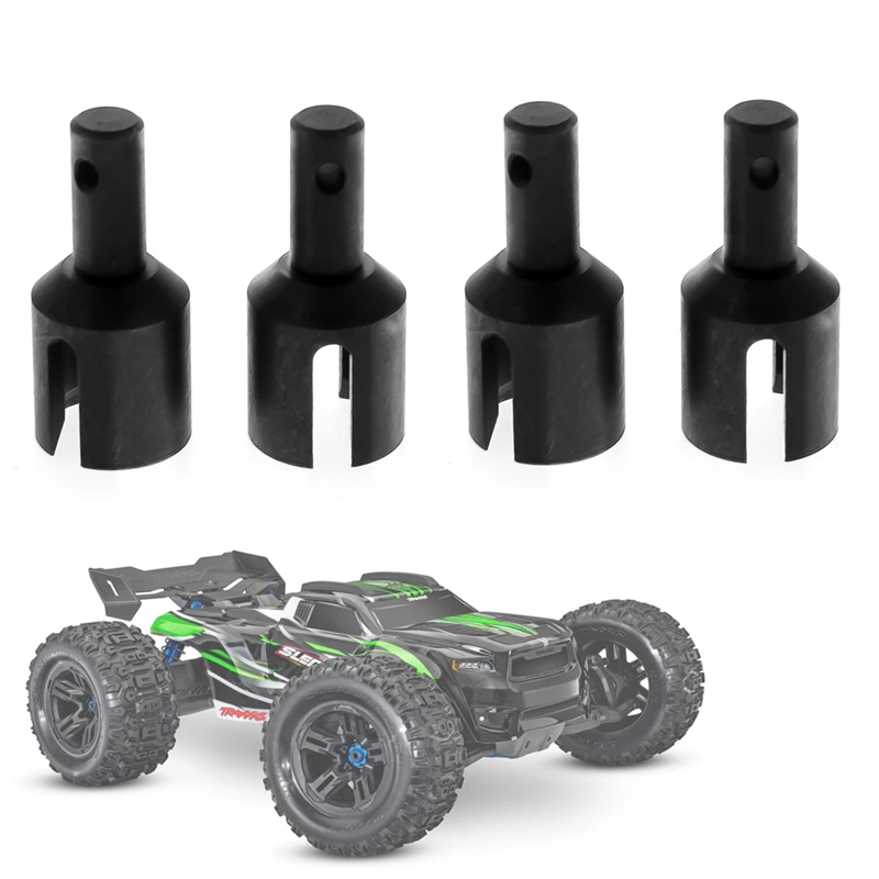 4Pcs Metal Steel Front And Rear Differential Output Cup 9583 For 1/8 Traxxas Sledge RC Car Upgrades Parts Accessories