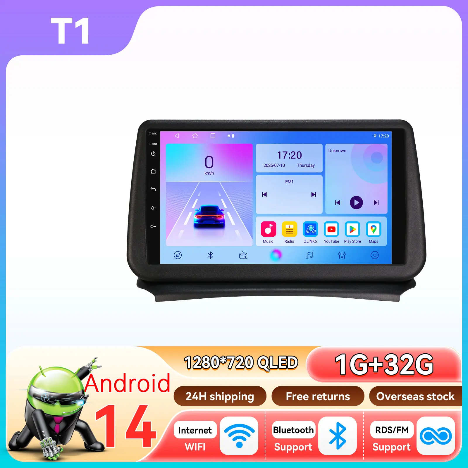 Hizpo 9'' Head Unit Auto Intelligent Systemen voor Opel Zafira C 2010 - 2016 Touchscreen Draadloze CarPlay Android Auto Autoradio DSP 4G