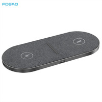 40W Wireless Charging Pad 2 in 1 Dual Seat 20W Fast Wireless Charger for iPhone16 15 14 13 12 XS XR X 8 AirPods Pro Samsung S24