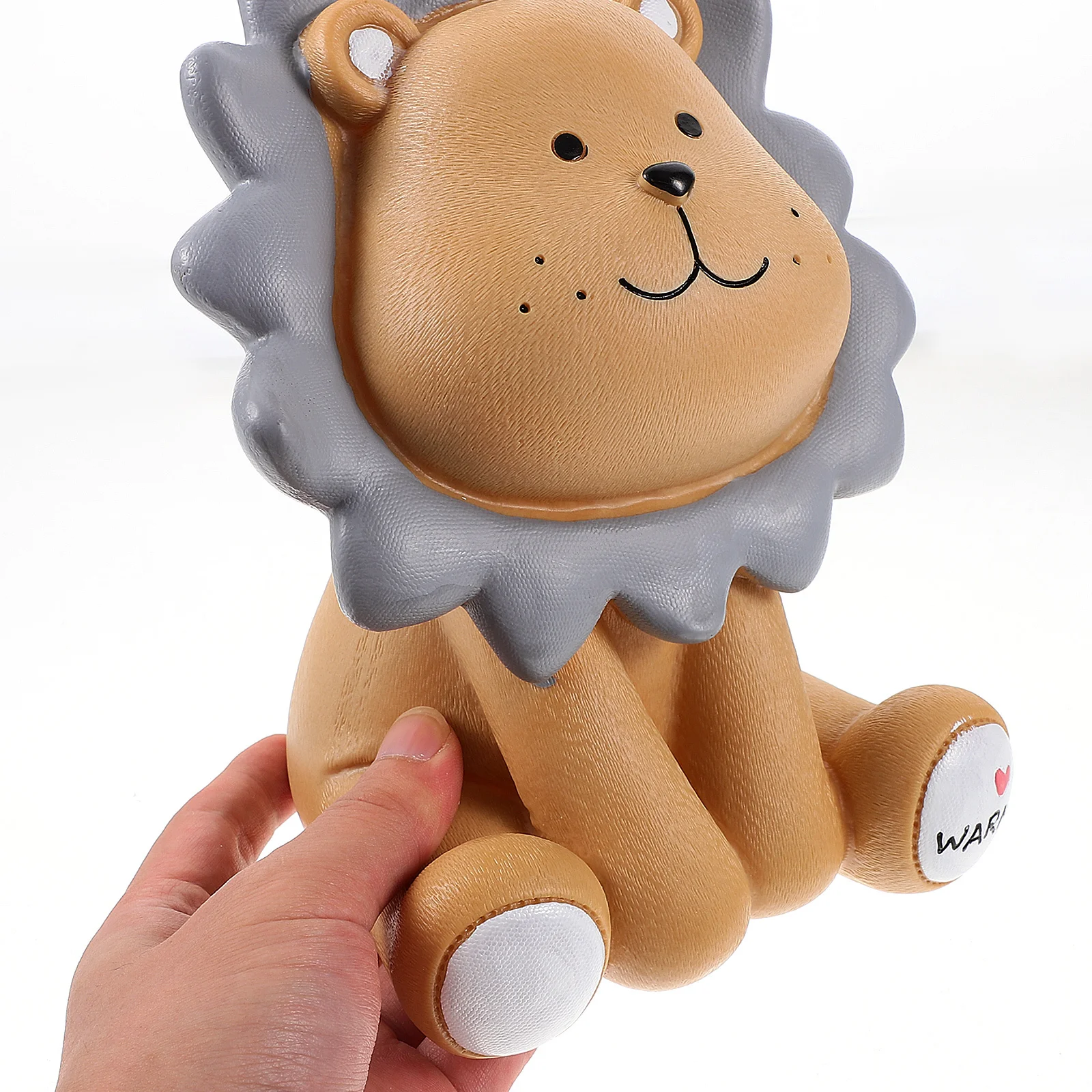 Schattige Leeuw Munt Bank Kids Spaarpot Hars Bank voor Kinderen Verjaardagscadeau Spaarpot Cartoon Animal Collector