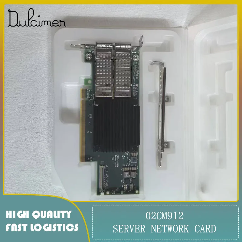 

Server network card 02CM912 ConnectX-6 CX653106A Ethernet Dual Port MCX653106A Adapter USED