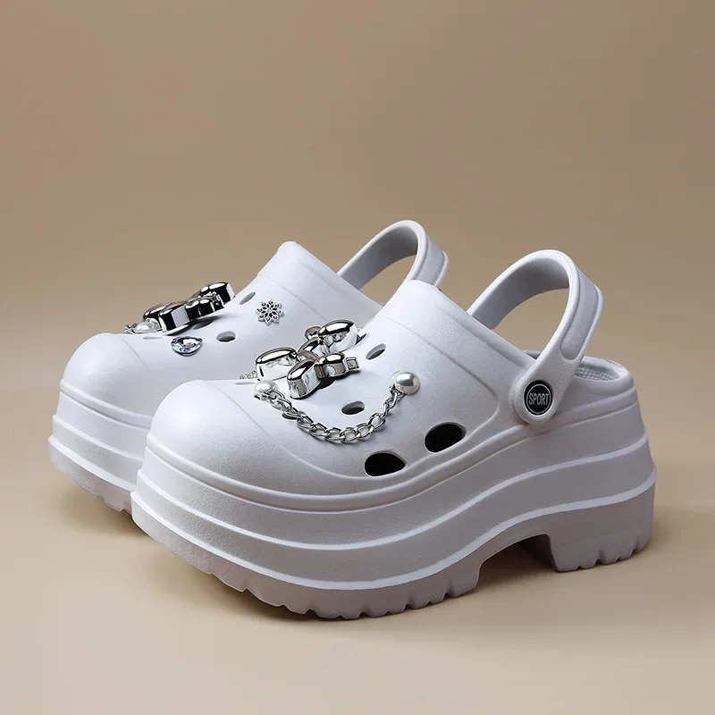 Clogs Clogs Women's Slippers Summer Home Sandals Non Slip Garden Shoes Fashion  Flat Shoes Orginal Outdoor Couples EVA Design