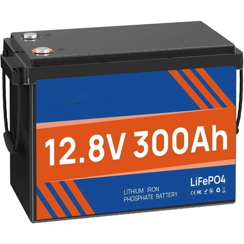 

Mini Size 12V 300Ah LiFePO4 Lithium Battery, Smart 200A BMS 3840W Rechargeable Battery, 10000+ Deep Cycle Lithium Iron Phosphate