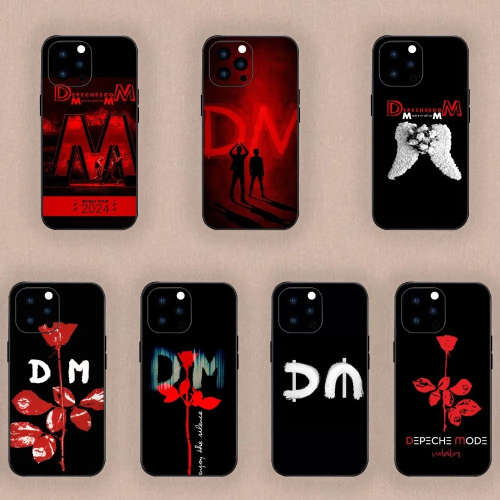 D-Depeche Mode Rock-ES Band Phone Case For Samsung A53 A55 A52S A70 A22 A71 A80 Black Case