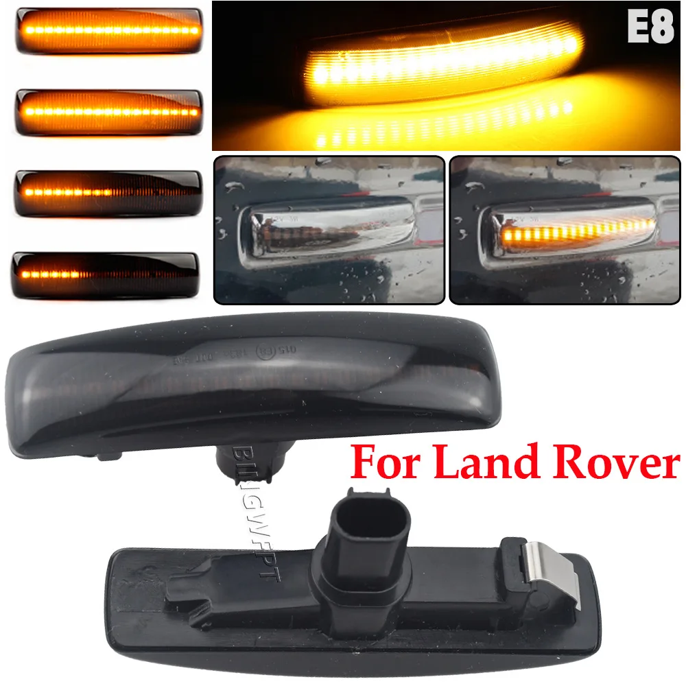 LED Turn Signal Dynamic Side Marker Lamp Repeater Indicator Light For Land Rover Freeland 2 Discovery 3 4 Rover Sport L320