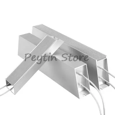 

1Pc RXLG Inverter Brake Aluminum Case Brake Resistance 1500W 1/4/5/8RJ~300RJ Aluminum Case Resistor