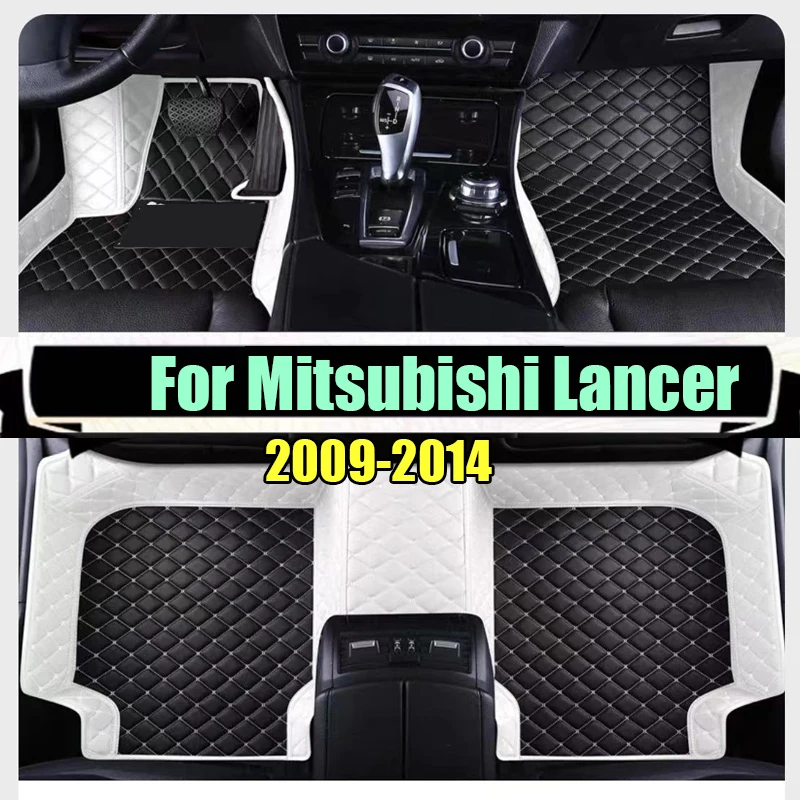 Car Floor Mat For Mitsubishi Lancer II Cedia Virage 2009~ 2014 Accesorios Para Auto Non-slip Floor Mats Car Accessories Interior