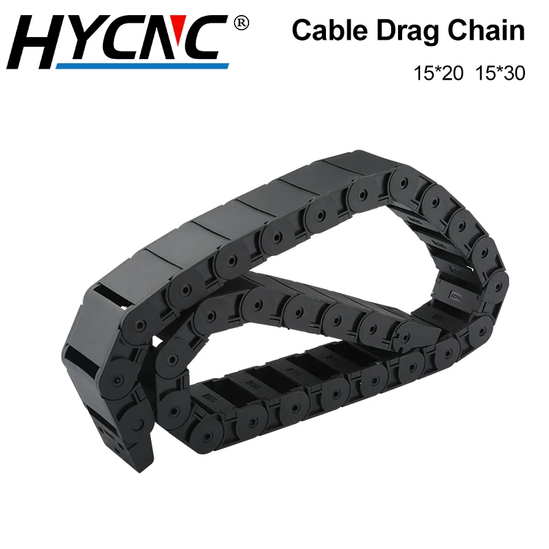 Open Drag Chain Bridge 15x20 15x30 Cable Drag Chain Transfer Carrier Plastic Drag Wire For CNC Router Laser Machine Drag Chain